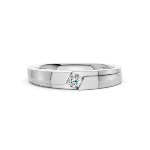 Nhẫn cưới nam 18K Kim Cương Portofino