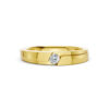 Nhẫn cưới nam 18K Kim Cương Portofino