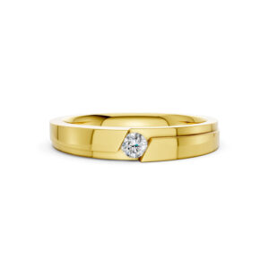 Nhẫn cưới nam 18K Kim Cương Portofino
