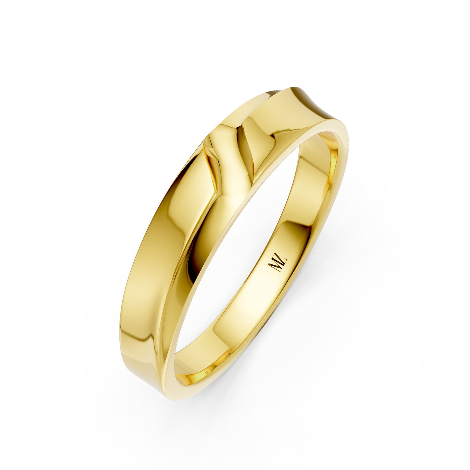 JDR1282B-M-P-KY Nhẫn Cưới Nam 14K Riley