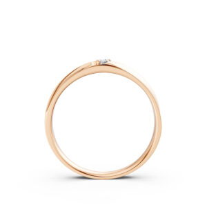 Nhẫn Cưới Nữ 10K CZ Chloris-Slim Design