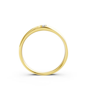 Nhẫn Cưới Nữ 10K CZ Chloris-Slim Design