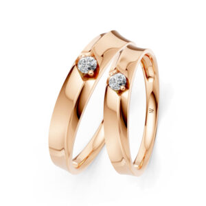 Cặp Nhẫn Cưới 10K Kim Cương Lab-grown Gentle Timeless Vow