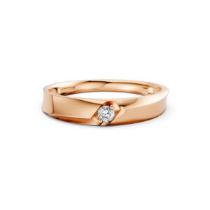 Nhẫn Cưới Nam 10K Kim Cương Lab-grown Gentle Timeless Vow
