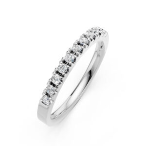 Nhẫn Cưới Nữ 14K CZ Duet Song