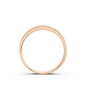 Nhẫn Cưới Nam 10K CZ Parker - Slim Design(Solid Band)