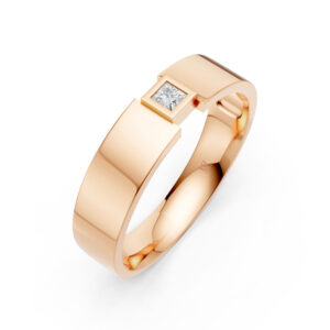 Nhẫn Cưới Nam 10K CZ Lion-hearted