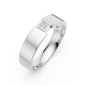 Nhẫn Cưới Nam 10K CZ Lion-hearted