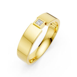 Nhẫn Cưới Nam 10K CZ Lion-hearted