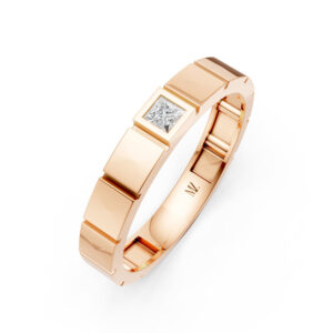 Nhẫn Cưới Nam 14K CZ Tie The Knot