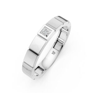 Nhẫn Cưới Nam 14K CZ Tie The Knot