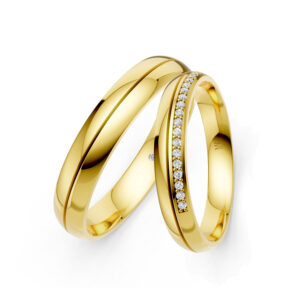 Cặp Nhẫn Cưới 14K CZ Thousand Years