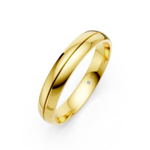 Nhẫn Cưới Nam 10K CZ Thousand Years