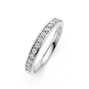 Nhẫn Cưới Nữ 10K CZ Perfect Half
