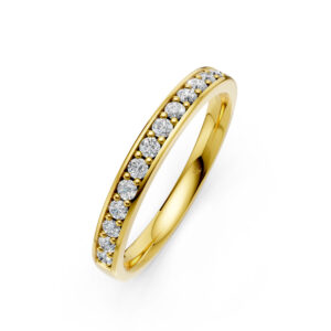 Nhẫn Cưới Nữ 10K CZ Perfect Half