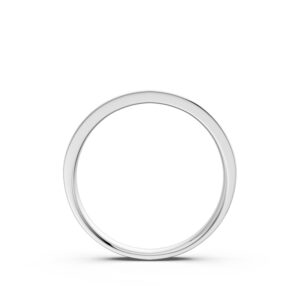 Nhẫn Cưới Nữ 10K CZ All My Life - Slim Design(Solid Band)