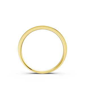 Nhẫn Cưới Nữ 10K CZ All My Life - Slim Design(Solid Band)