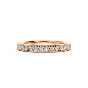Nhẫn Cưới Nữ 10K CZ All My Life - Slim Design(Solid Band)