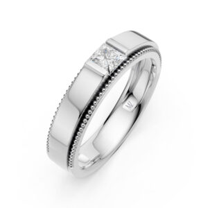 Nhẫn Cưới Nam 14K CZ Wedding Vows