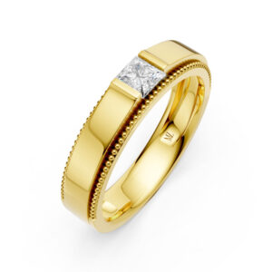 Nhẫn Cưới Nam 14K CZ Wedding Vows