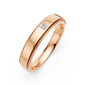 VNhẫn Cưới Nam 10K CZ Alceste