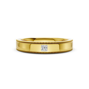 VNhẫn Cưới Nam 10K CZ Alceste