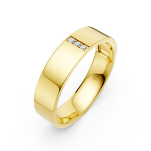 Nhẫn Cưới Nam 14K CZ First Look