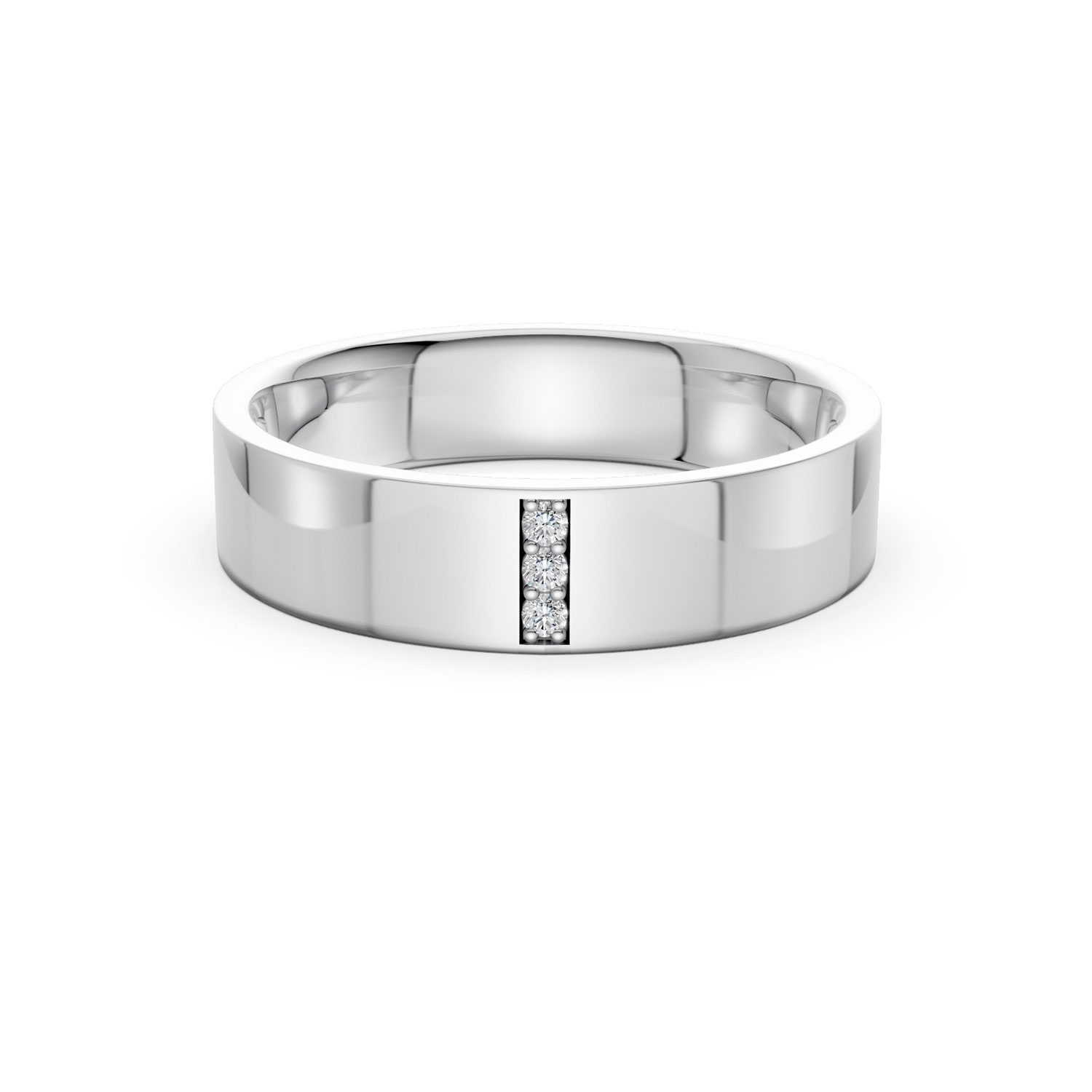 Nhẫn Cưới Nam 14K CZ First Look Nhẫn Cưới Nam 14K CZ First Look