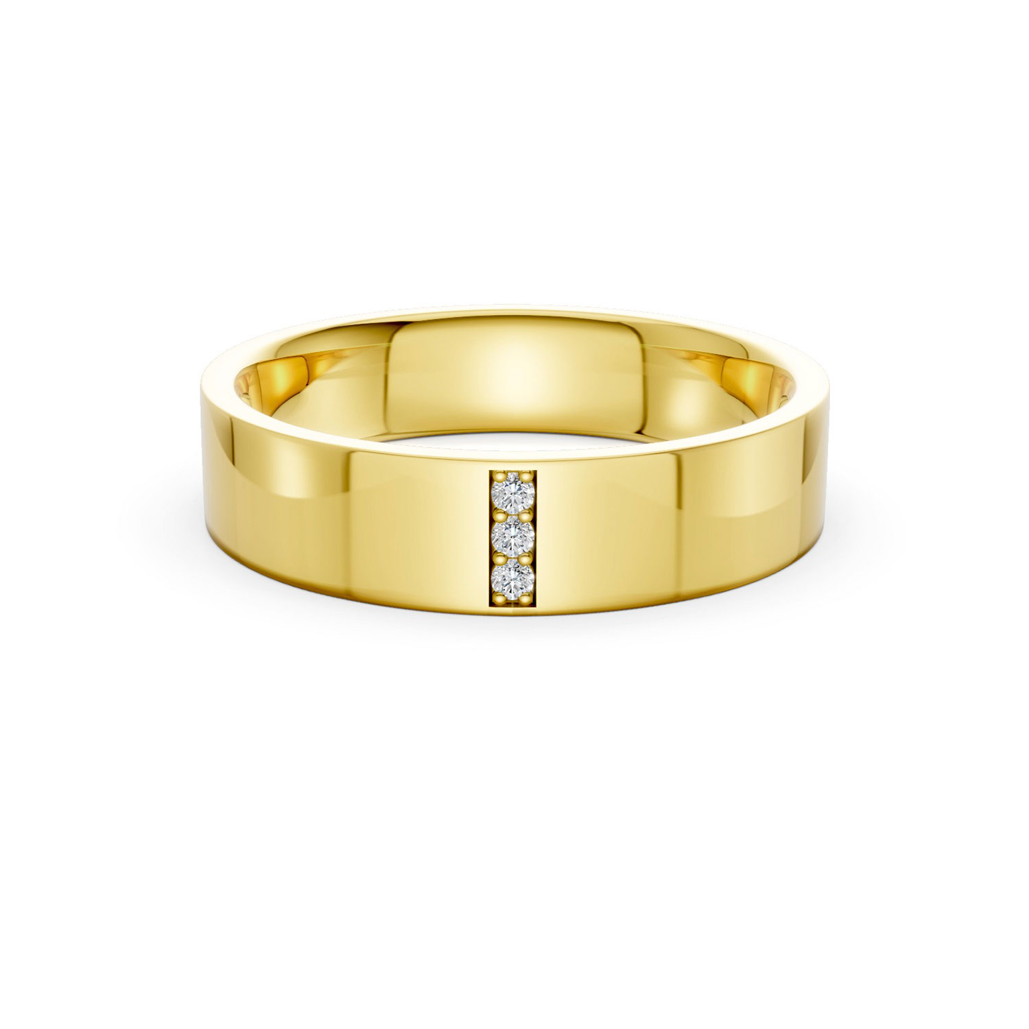 Nhẫn Cưới Nam 14K CZ First Look Nhẫn Cưới Nam 14K CZ First Look
