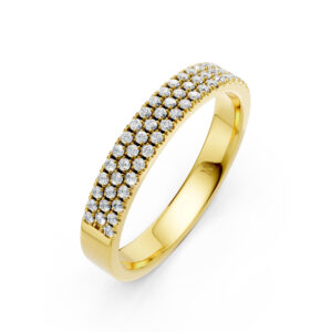 Nhẫn Cưới Nữ 14K CZ Save The Date