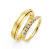 Cặp Nhẫn Cưới 14K CZ Our Blissful Day