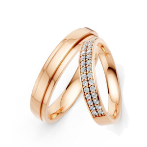 Cặp Nhẫn Cưới 14K CZ Amazing Us