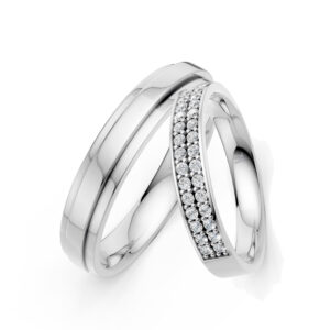 Cặp Nhẫn Cưới 14K CZ Amazing Us