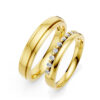 Cặp Nhẫn Cưới 14K CZ Happy Moment