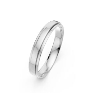 Nhẫn Cưới Nam 10K Idyllic Scenery-Solid Band