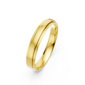 Nhẫn Cưới Nam 10K Idyllic Scenery-Solid Band