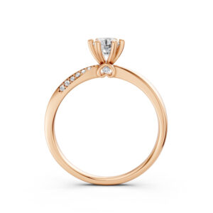 Nhẫn Cầu Hôn 10K CZ Her Name