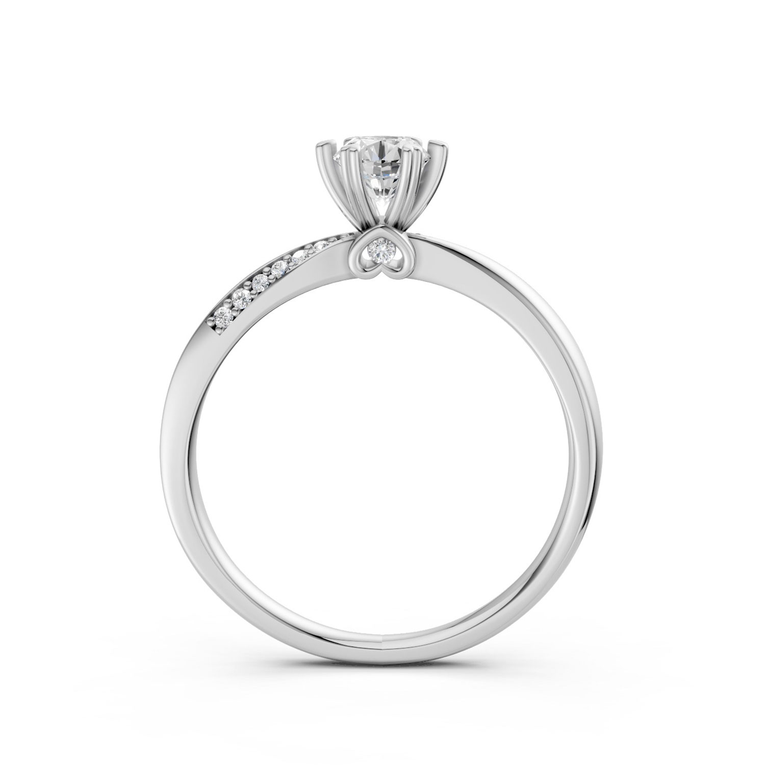 Nhẫn Cầu Hôn 10K CZ Her Name Nhẫn Cầu Hôn 10K CZ Her Name