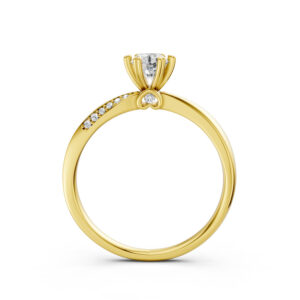 Nhẫn Cầu Hôn 10K CZ Her Name