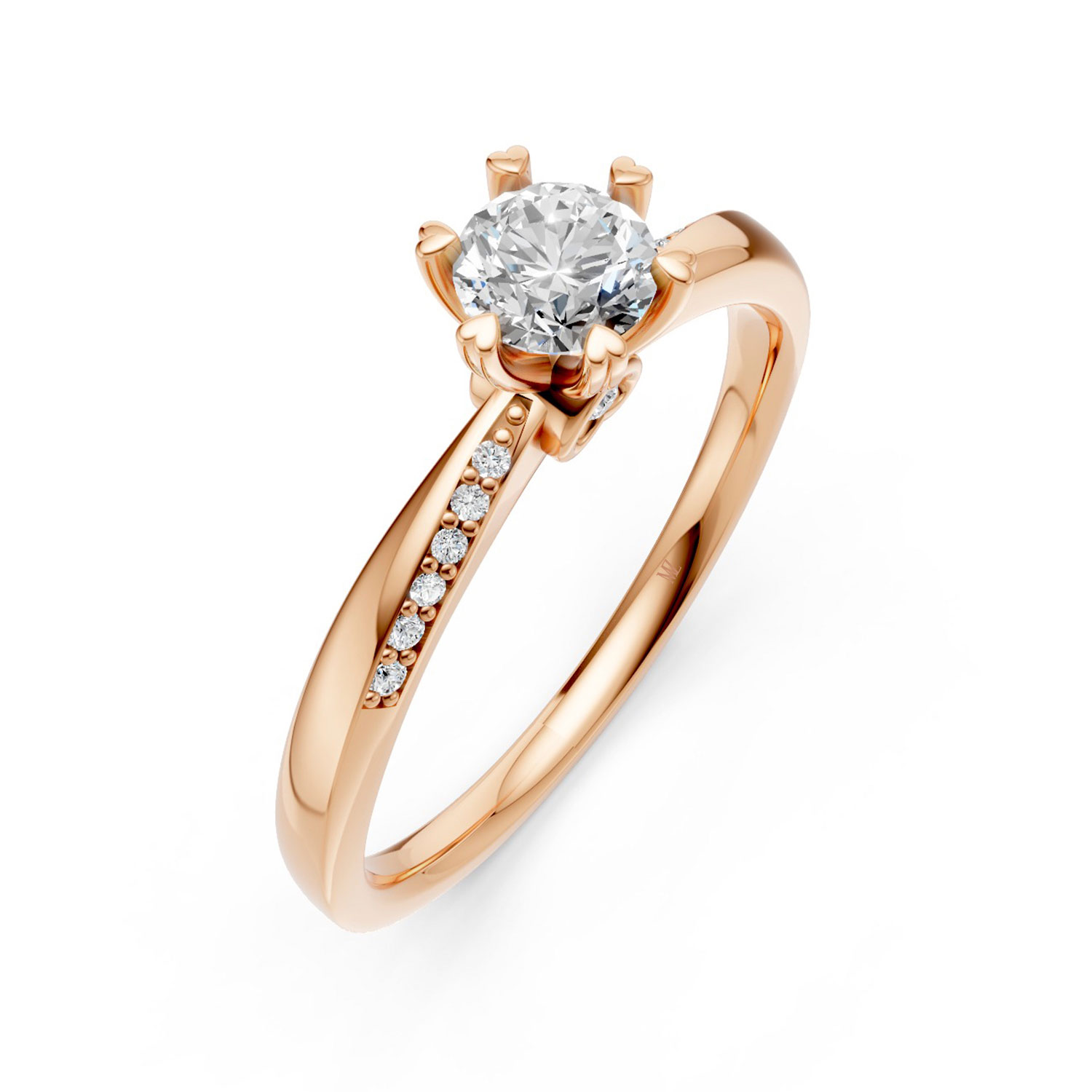 Nhẫn Cầu Hôn 10K CZ Her Name Nhẫn Cầu Hôn 10K CZ Her Name