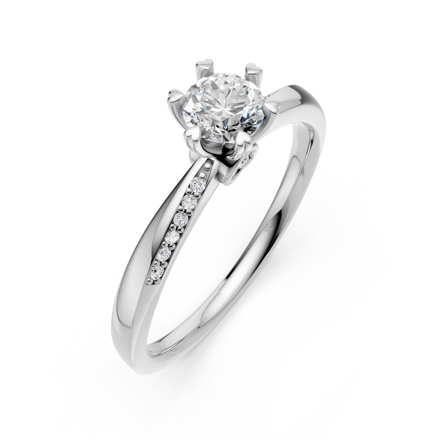 Nhẫn Cầu Hôn 10K CZ Her Name Nhẫn Cầu Hôn 10K CZ Her Name