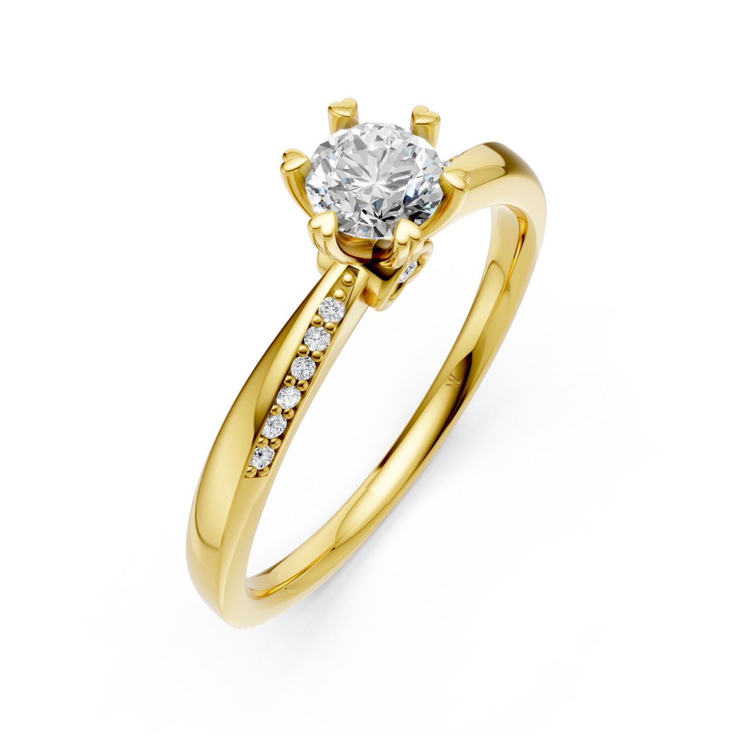 Nhẫn Cầu Hôn 10K CZ Her Name Nhẫn Cầu Hôn 10K CZ Her Name