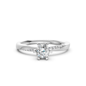 Nhẫn Cầu Hôn 10K CZ Her Name