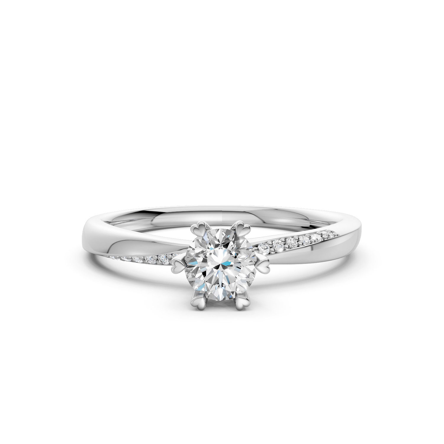 Nhẫn Cầu Hôn 10K CZ Her Name Nhẫn Cầu Hôn 10K CZ Her Name