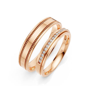 Cặp Nhẫn Cưới 14K CZ Our Sweet Dreams