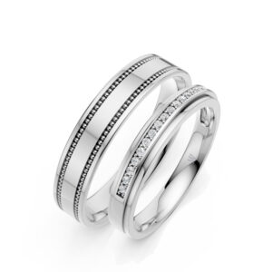 Cặp Nhẫn Cưới 14K CZ Our Sweet Dreams