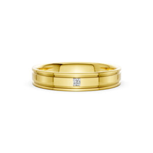 Nhẫn Cưới Nam 14K CZ Our Love