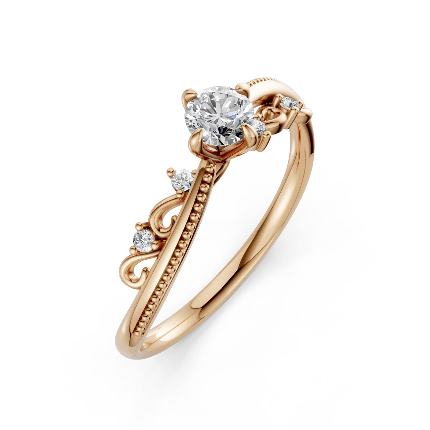 Nhẫn Cầu Hôn 14K Kim Cương Always Yours
