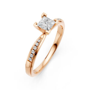 Nhẫn Cầu Hôn 10K CZ Love Confession