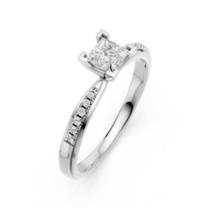 Nhẫn Cầu Hôn 10K CZ Love Confession